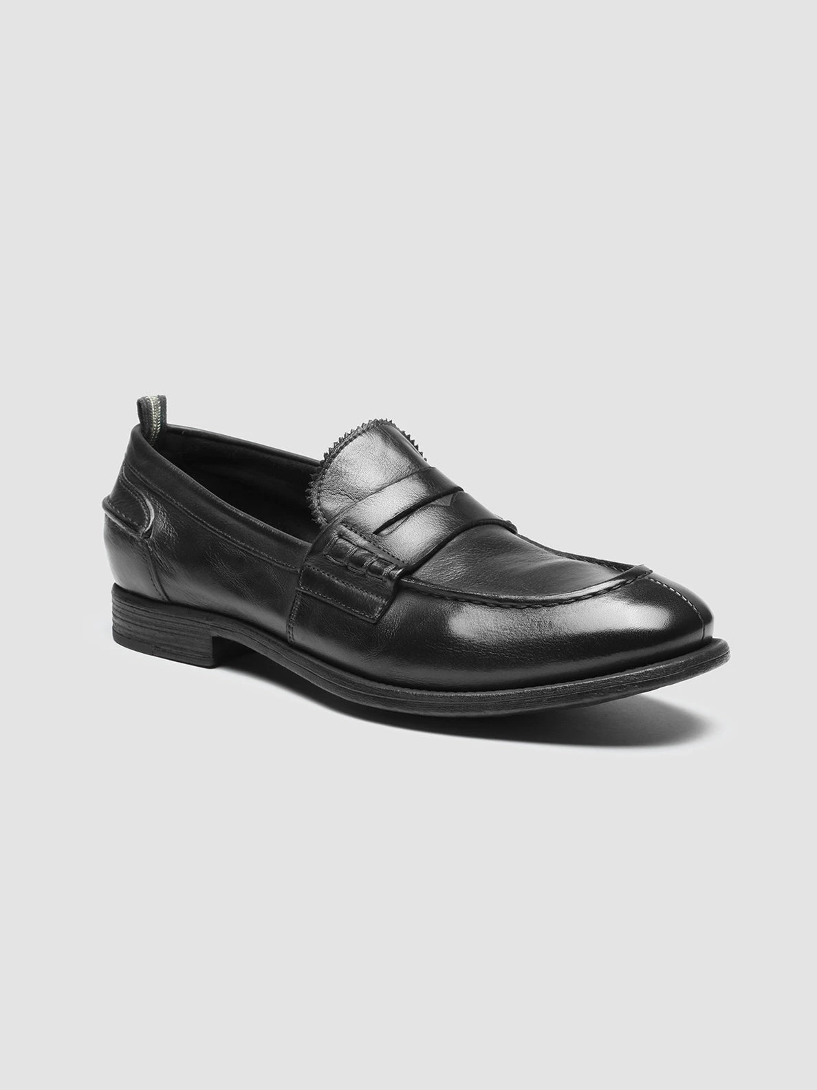 CHRONICLE 144 - Black Leather Penny Loafers - Image 3