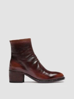 DENNER 101 - Brown Leather Ankle Boots
