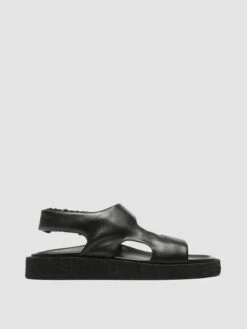 INNER 105 - Black Leather Sandals