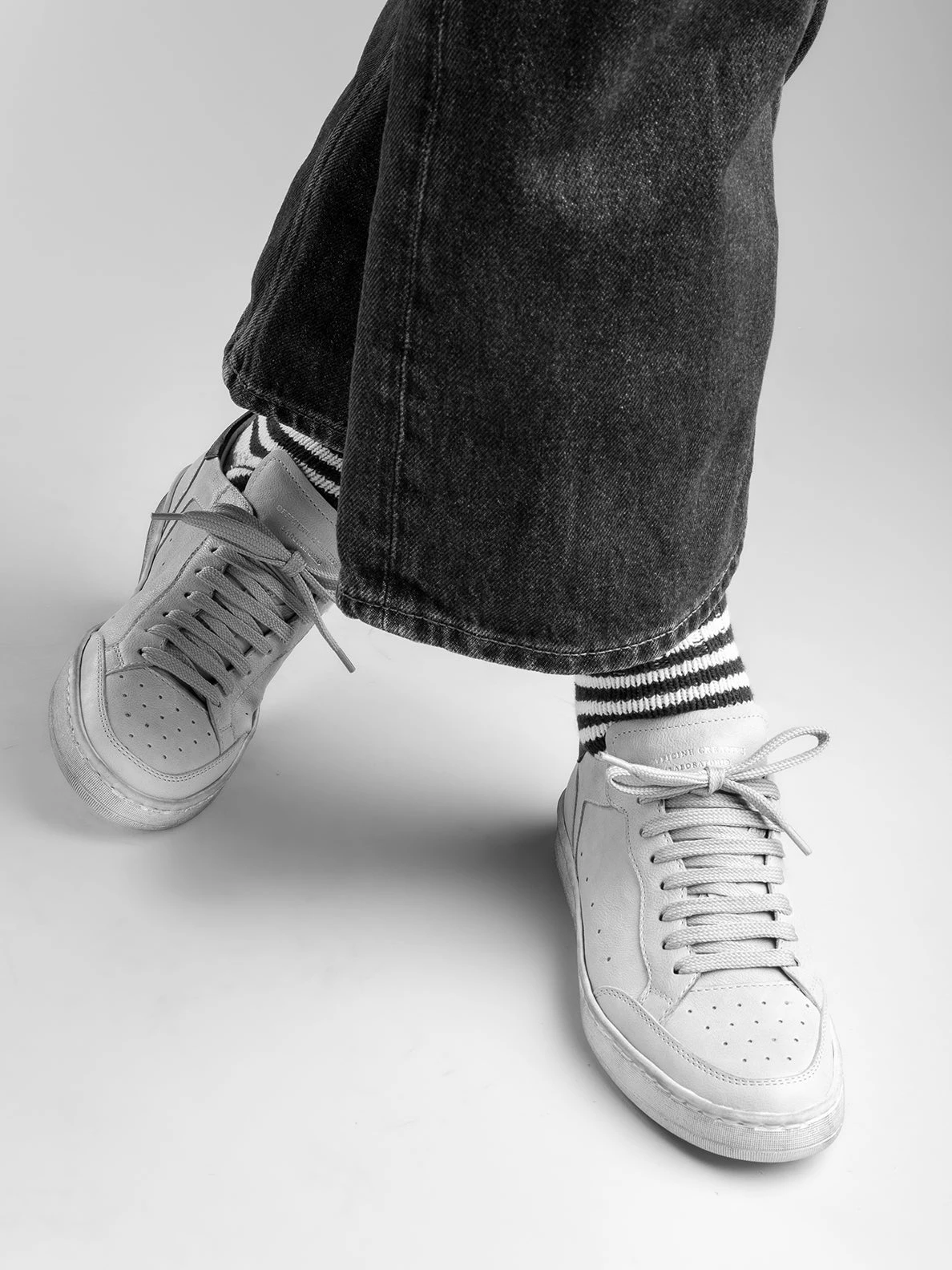 KAREEM 101 - White Leather Sneakers - Image 6