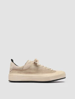 MES 105 - Ivory Suede Sneakers