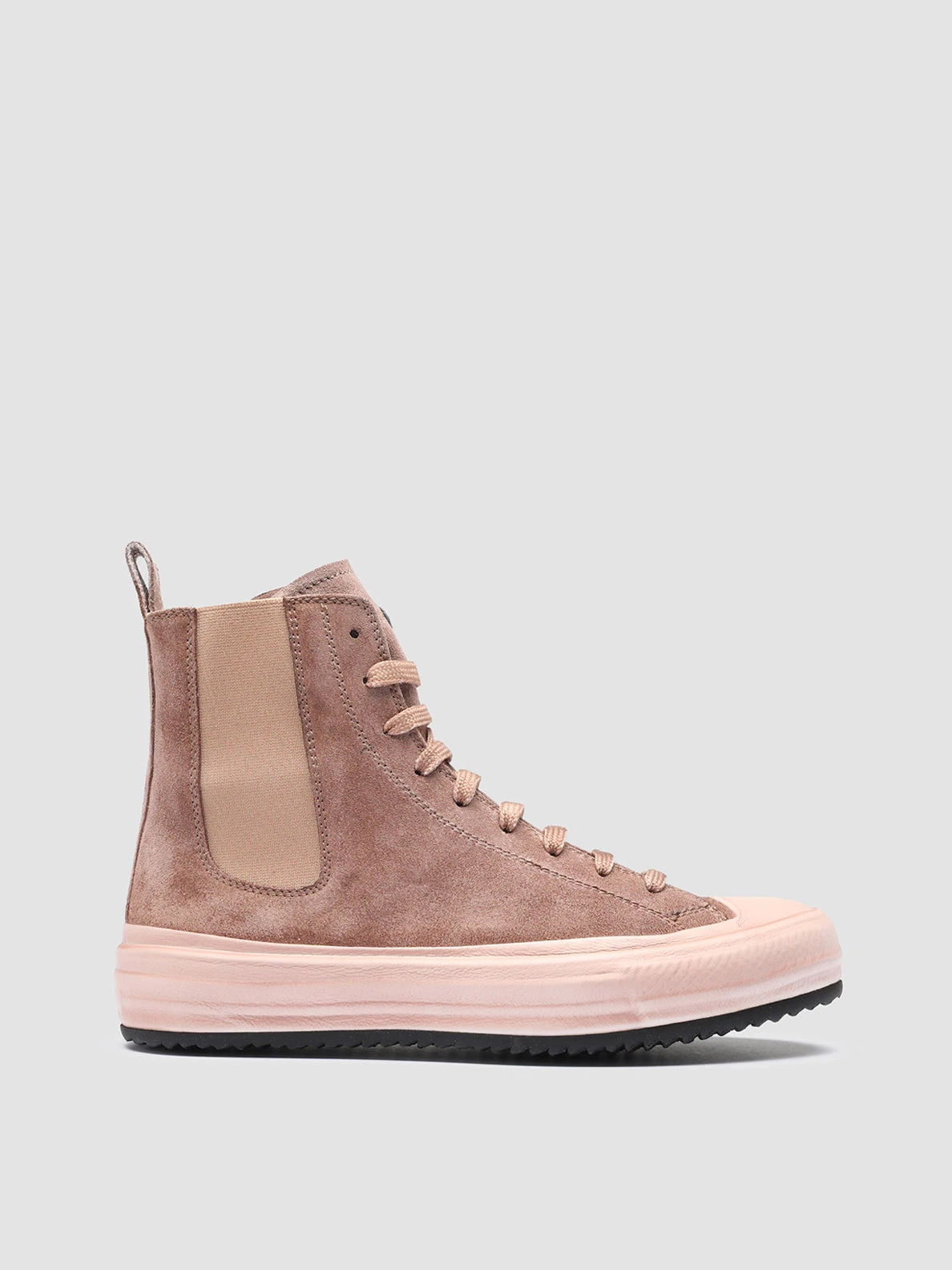 MES 106 - Pink Suede High-Top Sneakers