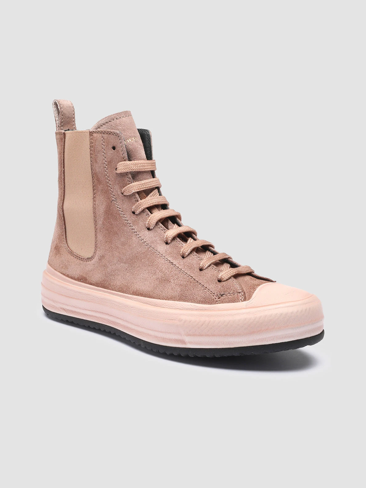 MES 106 - Pink Suede High-Top Sneakers - Image 3