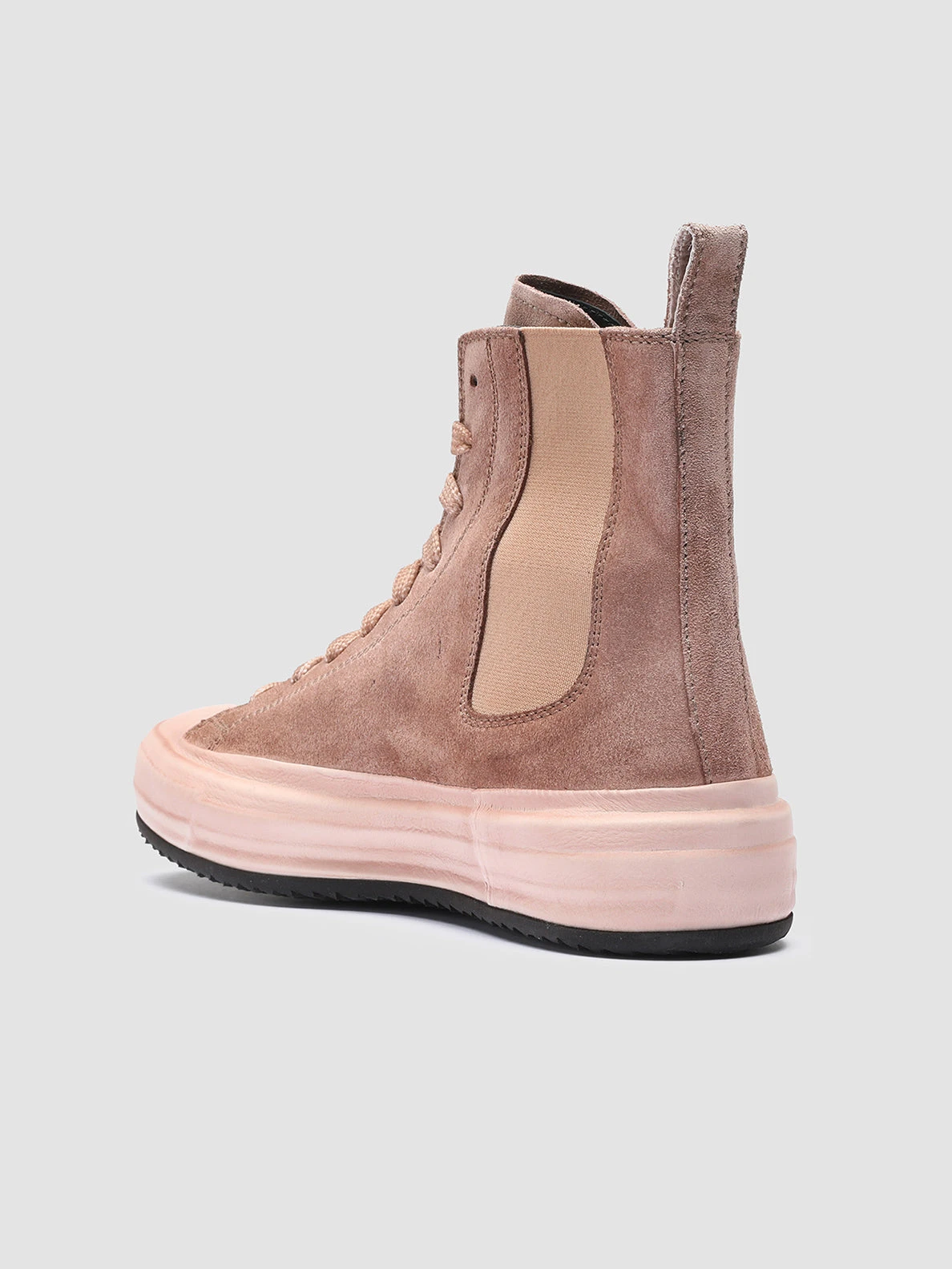MES 106 - Pink Suede High-Top Sneakers - Image 4