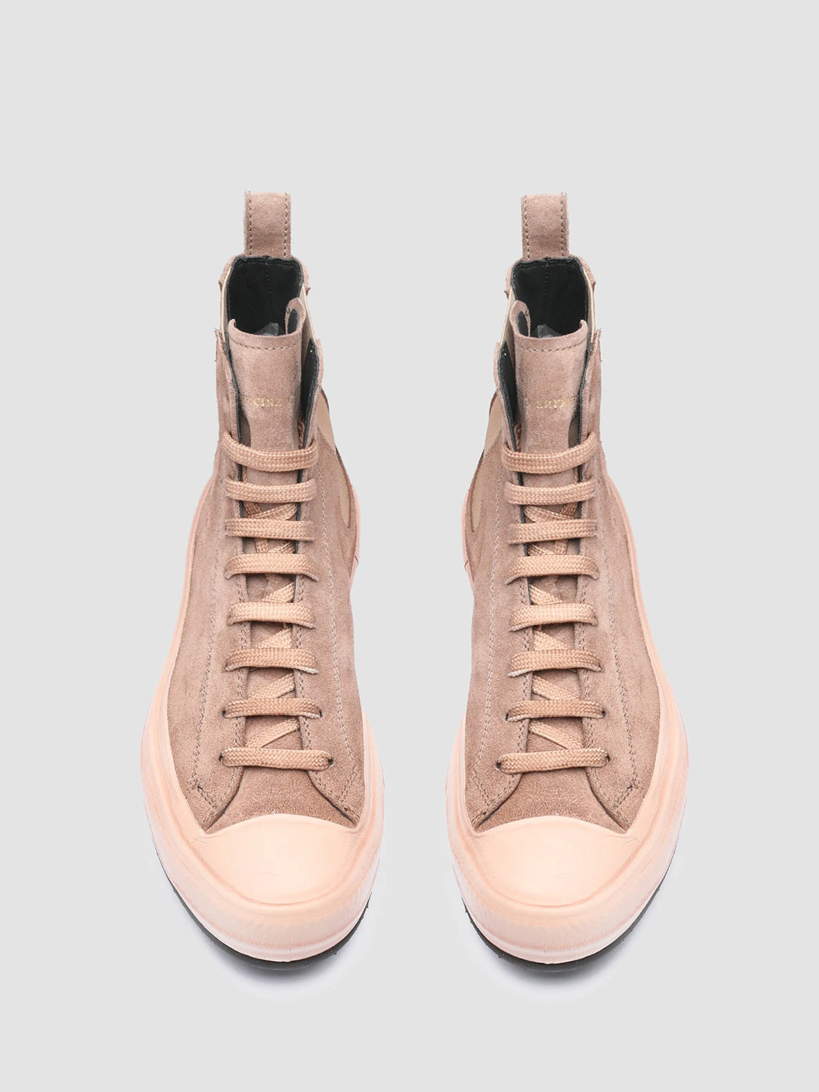 MES 106 - Pink Suede High-Top Sneakers - Image 2