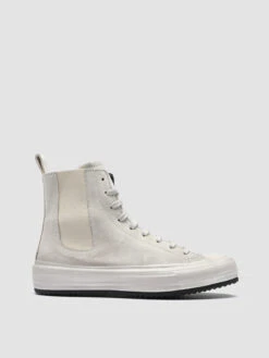 MES 106 - Grey Suede High-Top Sneakers