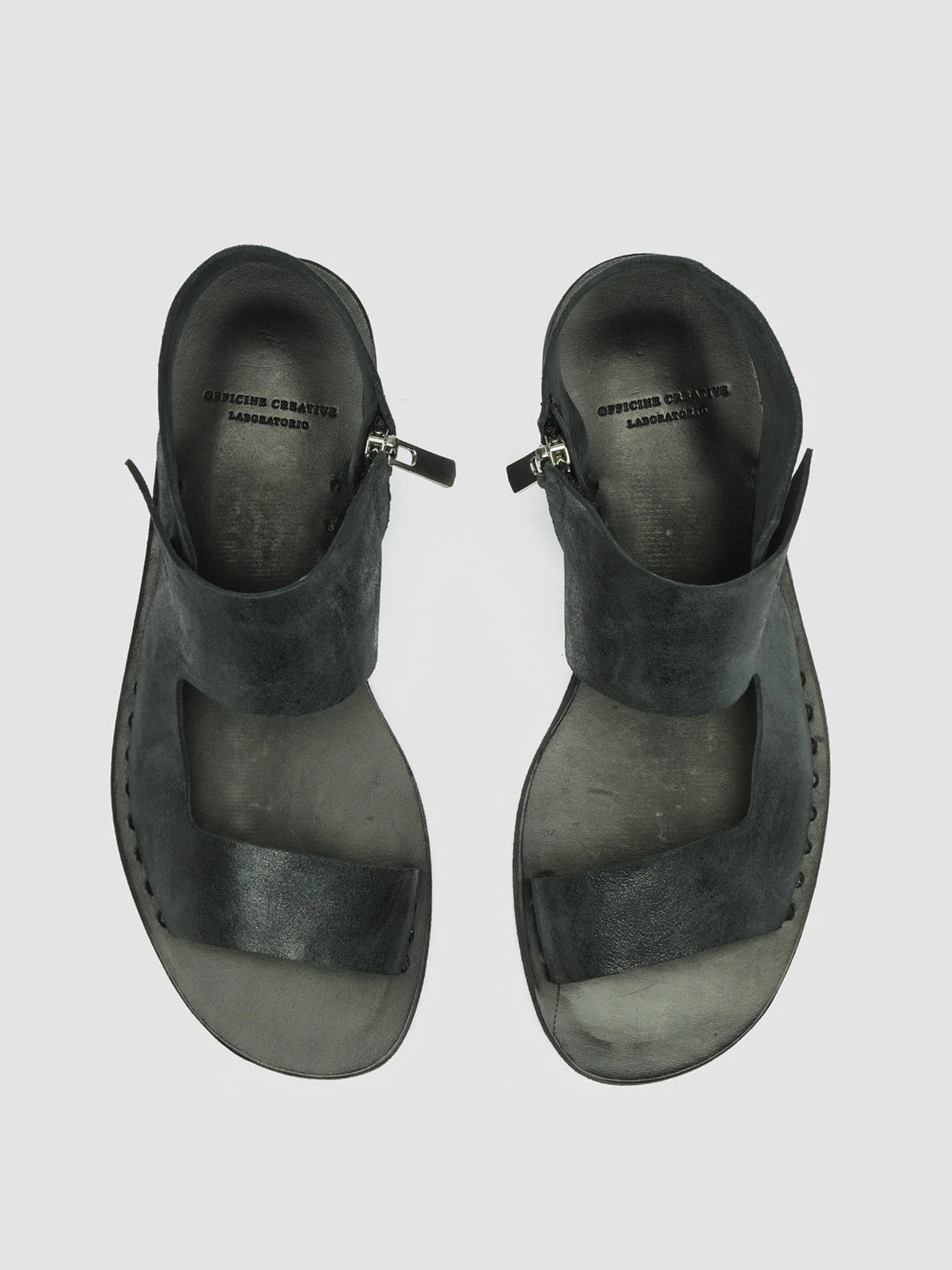 ITACA 039 - Black Leather Sandals - Image 2