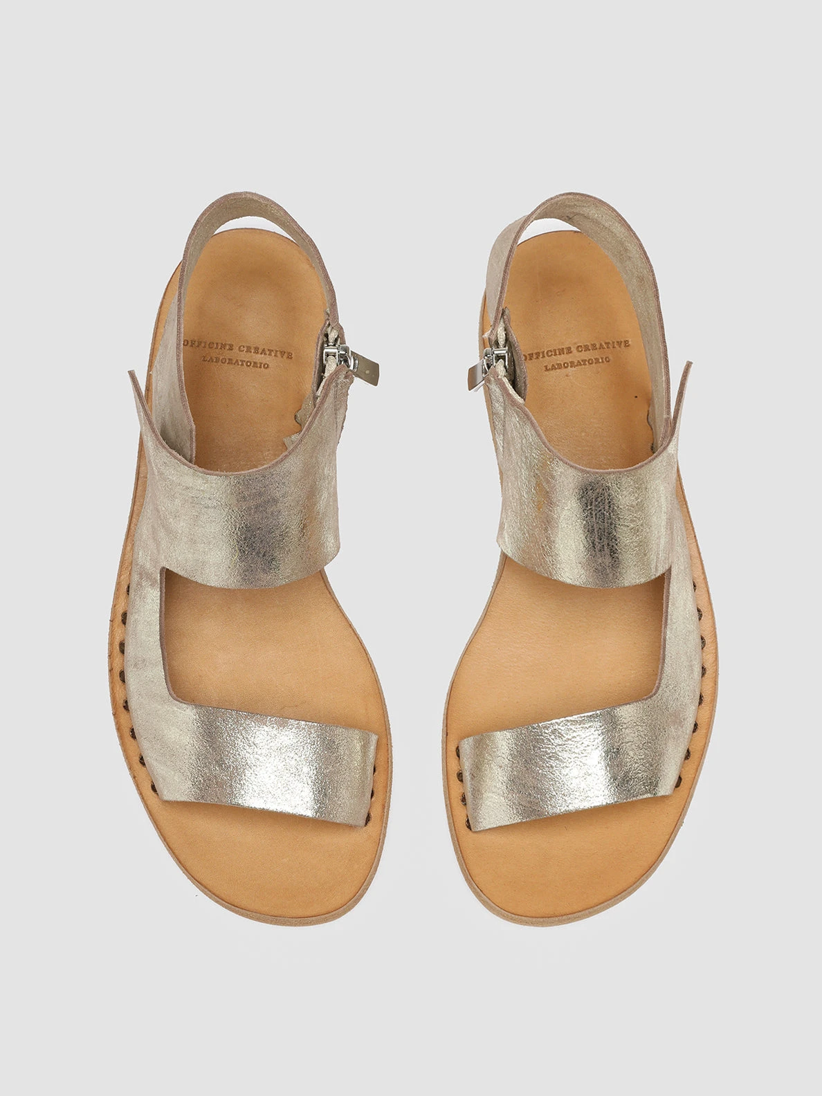ITACA 039 - Taupe Leather Sandals - Image 2