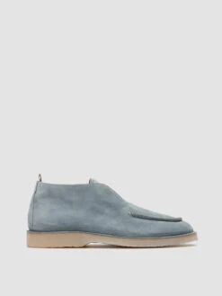 KENT 104 - Blue Suede Chukka Boots