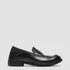 LEXIKON 140 - Black Leather Penny Loafers