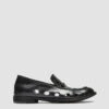 LEXIKON 542 - Black Leather Loafers
