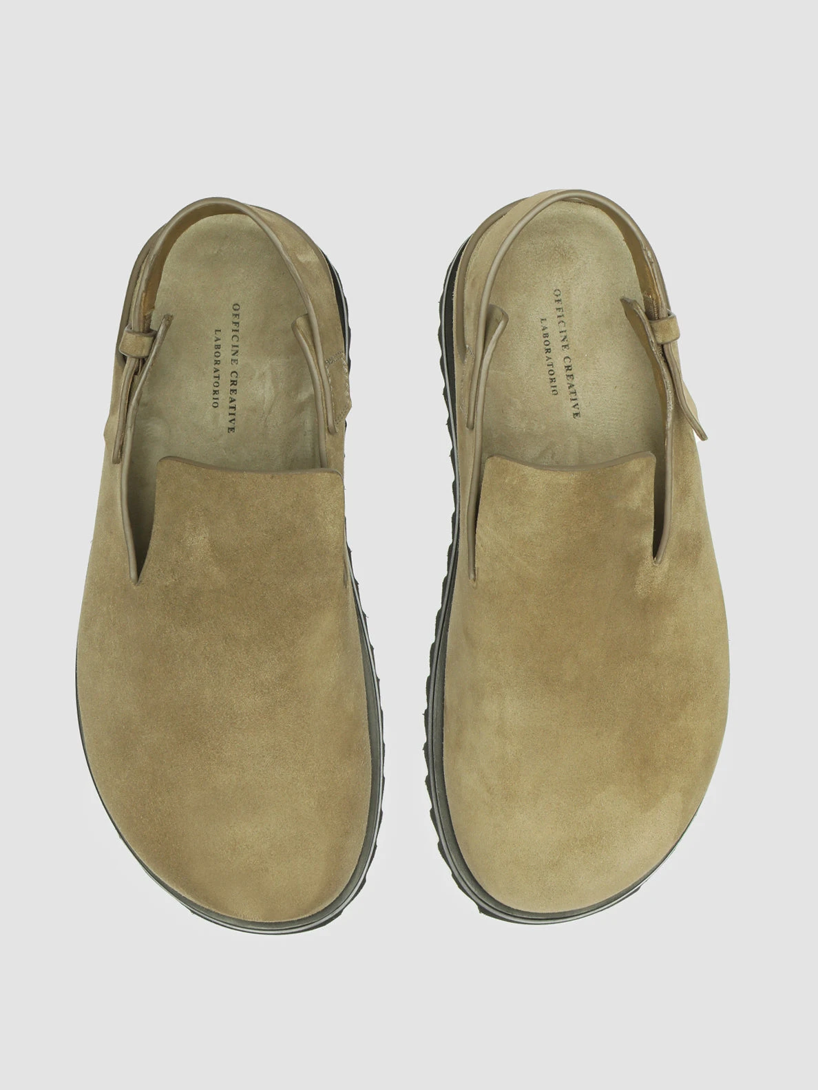 PELAGIE D’HIVER 008 - Taupe Suede Sandals - Image 2