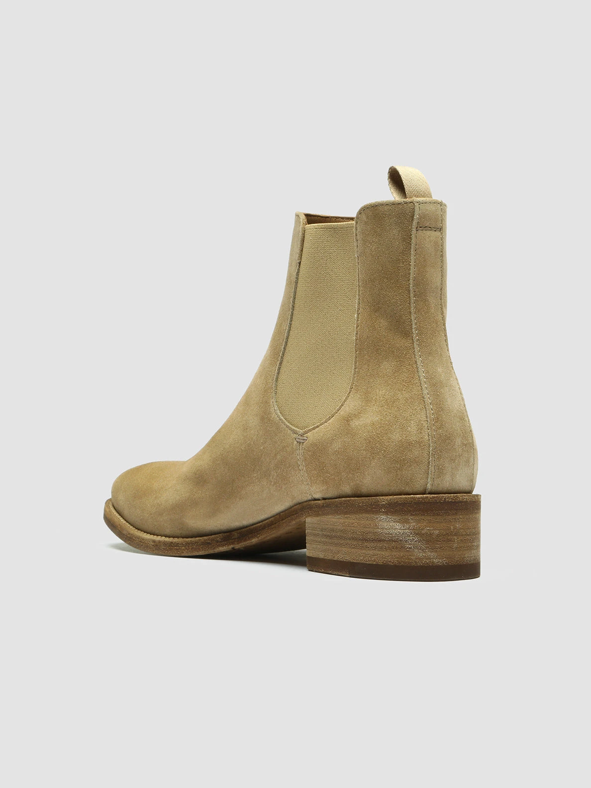 SELINE 029 - Taupe Suede Chelsea Boots - Image 4