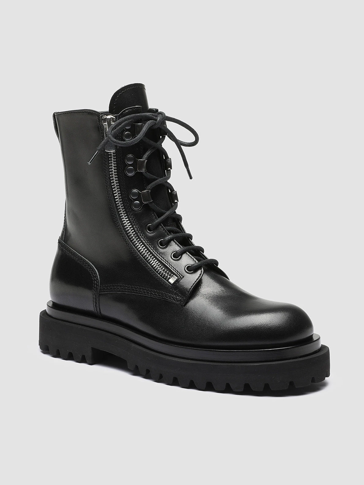 ULTIMATT 003 - Black Leather Ankle Boots - Image 3