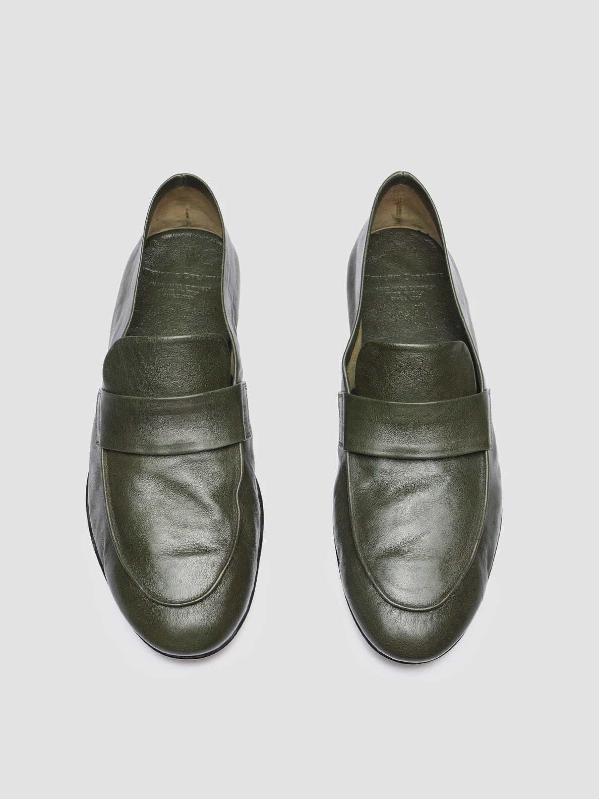 AIRTO 001 - Green Leather Penny Loafers - Image 2