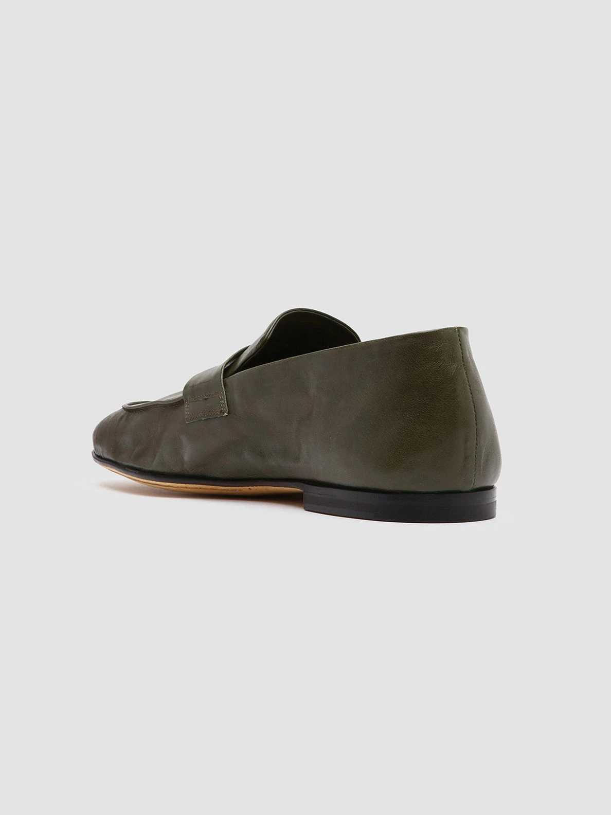 AIRTO 001 - Green Leather Penny Loafers - Image 4