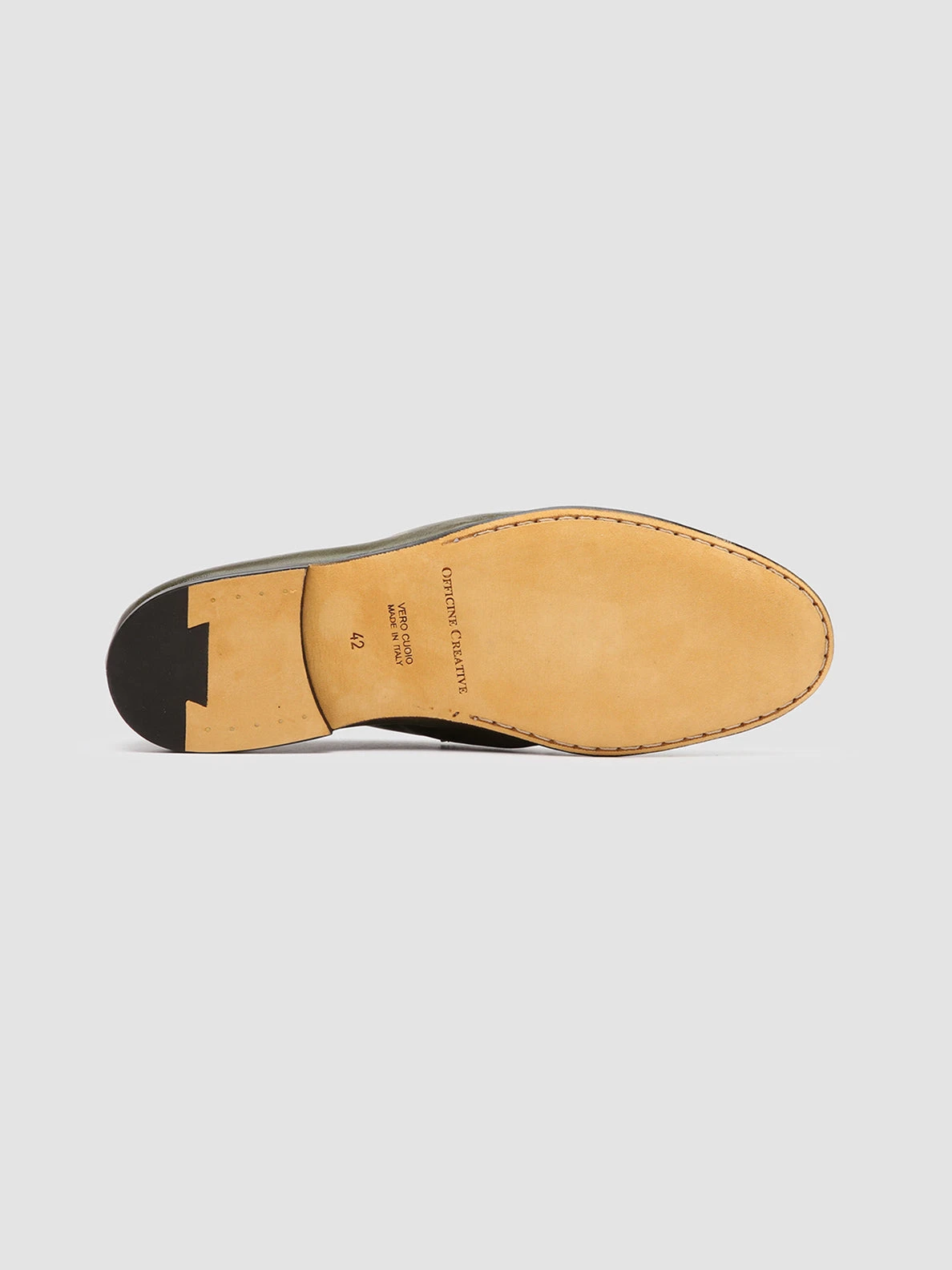 AIRTO 001 - Green Leather Penny Loafers - Image 5