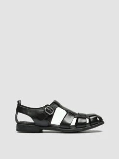 CHRONICLE 145 - Black Leather Sandals