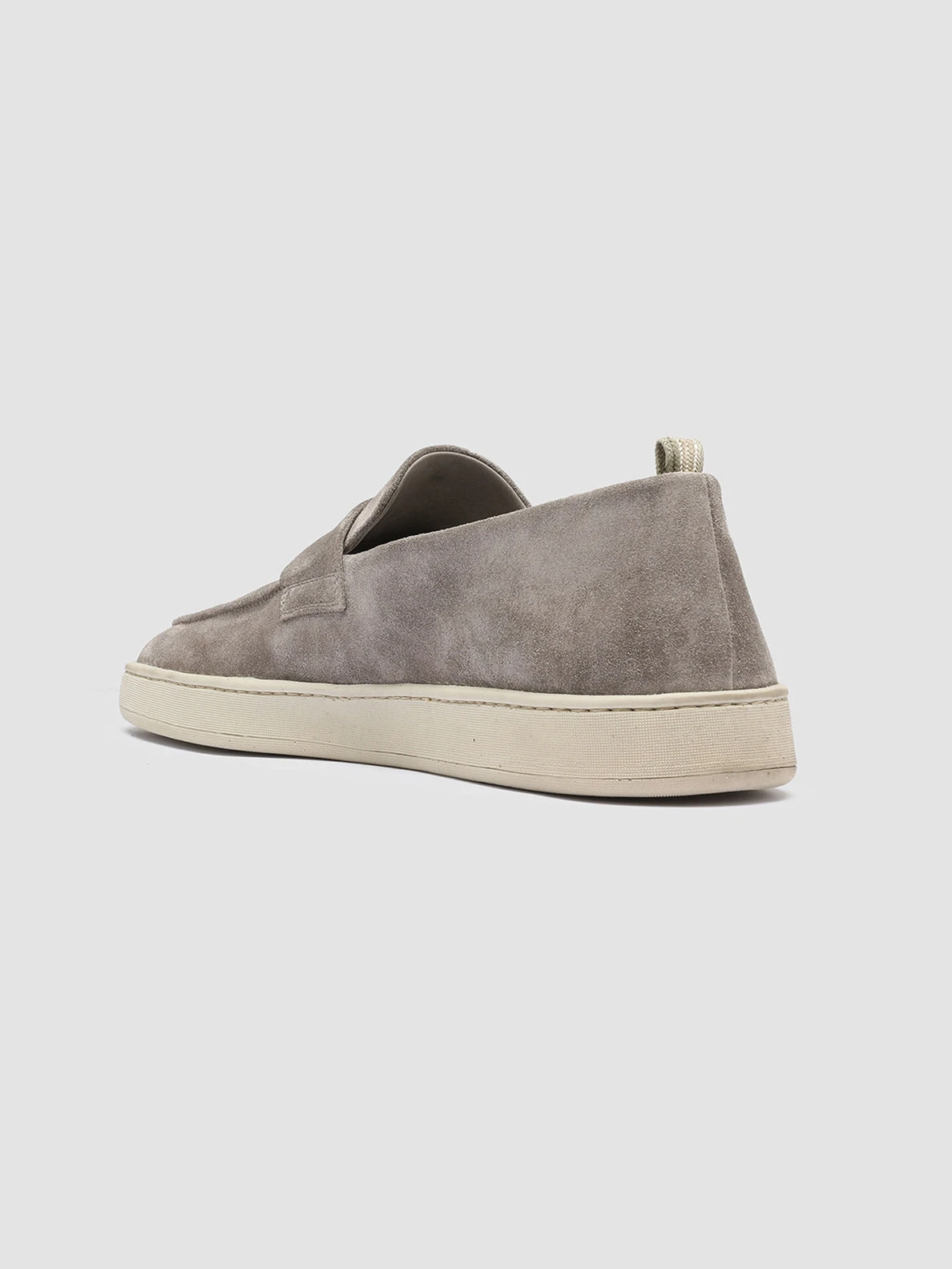 HERBIE 001 - Taupe Suede Penny Loafers - Image 4