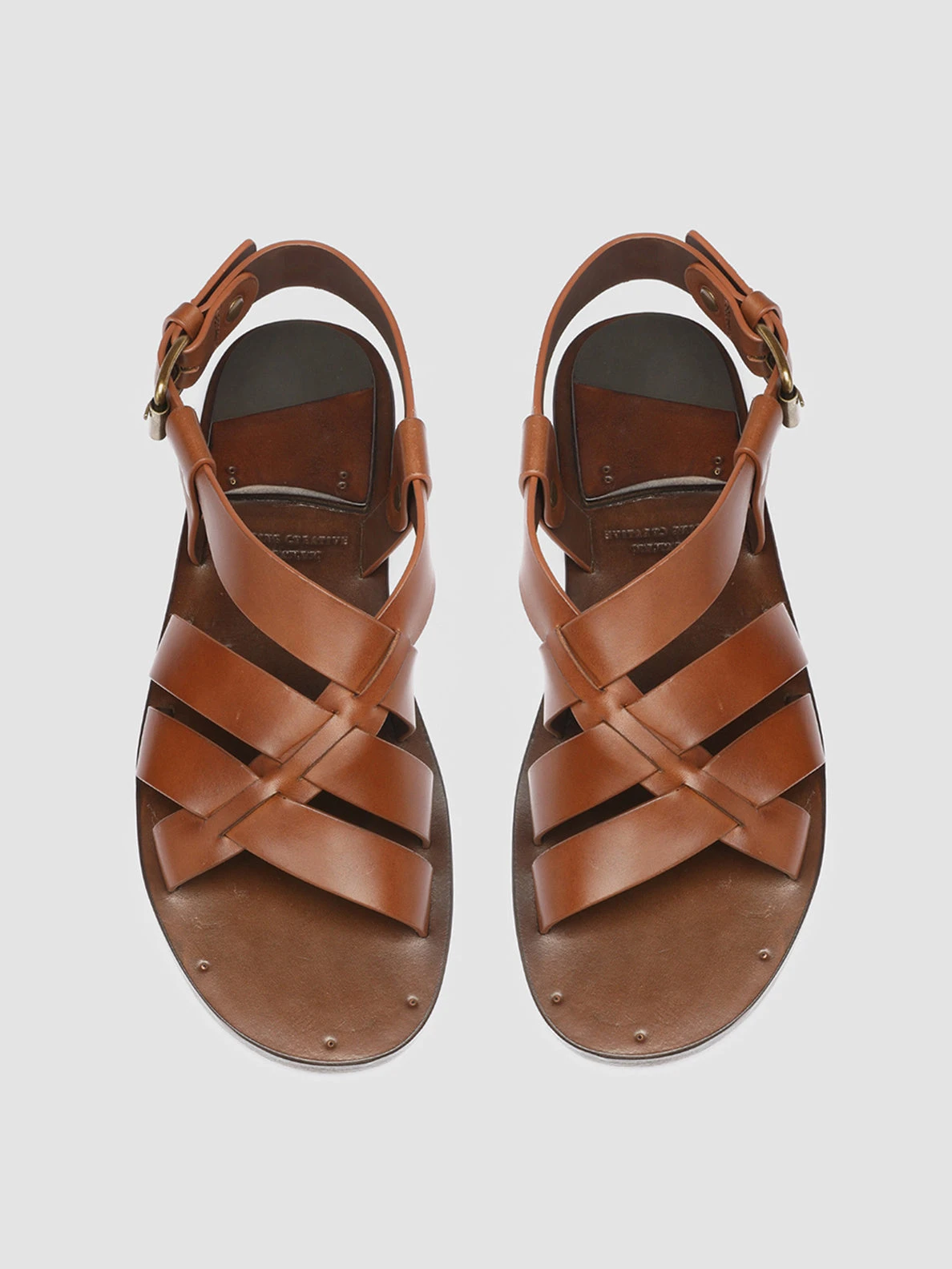 KONTRAIRE 006 - Brown Leather Sandals - Image 2