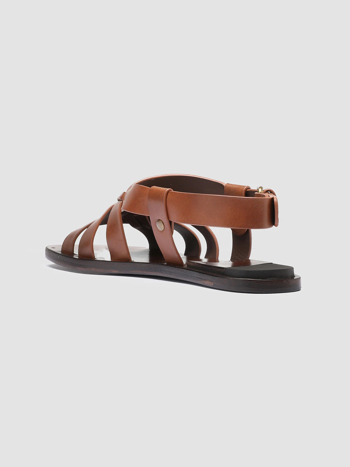 KONTRAIRE 006 - Brown Leather Sandals - Image 4