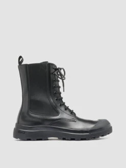 PALLET 110 - Black Nappa Leather Ankle Boots