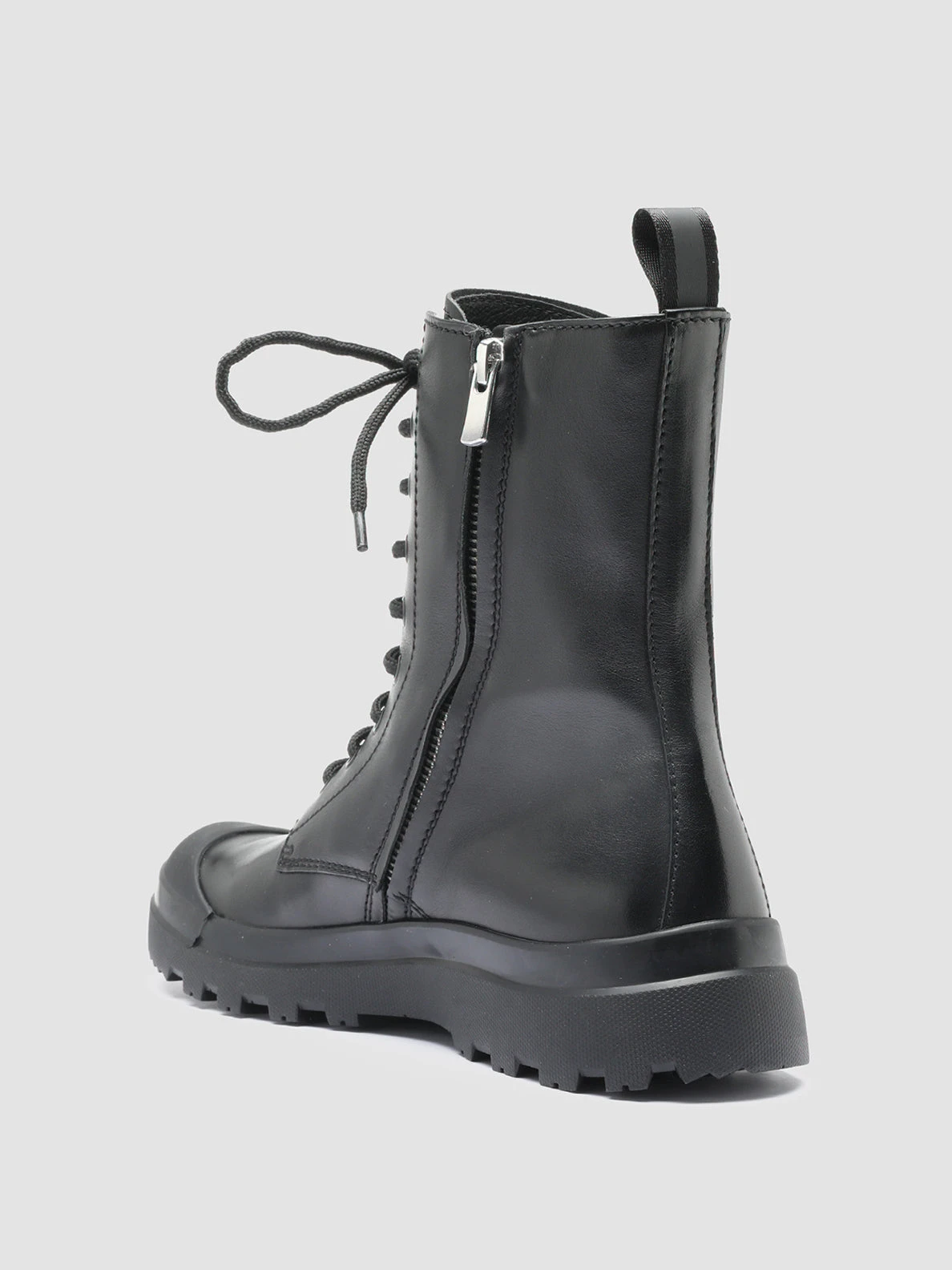 PALLET 110 - Black Nappa Leather Ankle Boots - Image 4