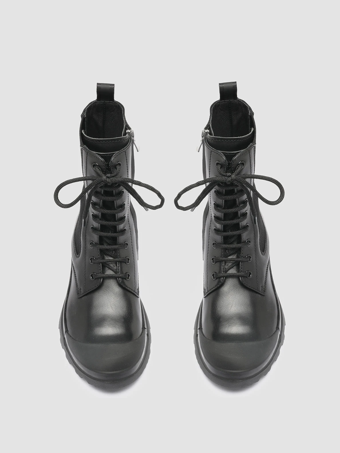 PALLET 110 - Black Nappa Leather Ankle Boots - Image 2