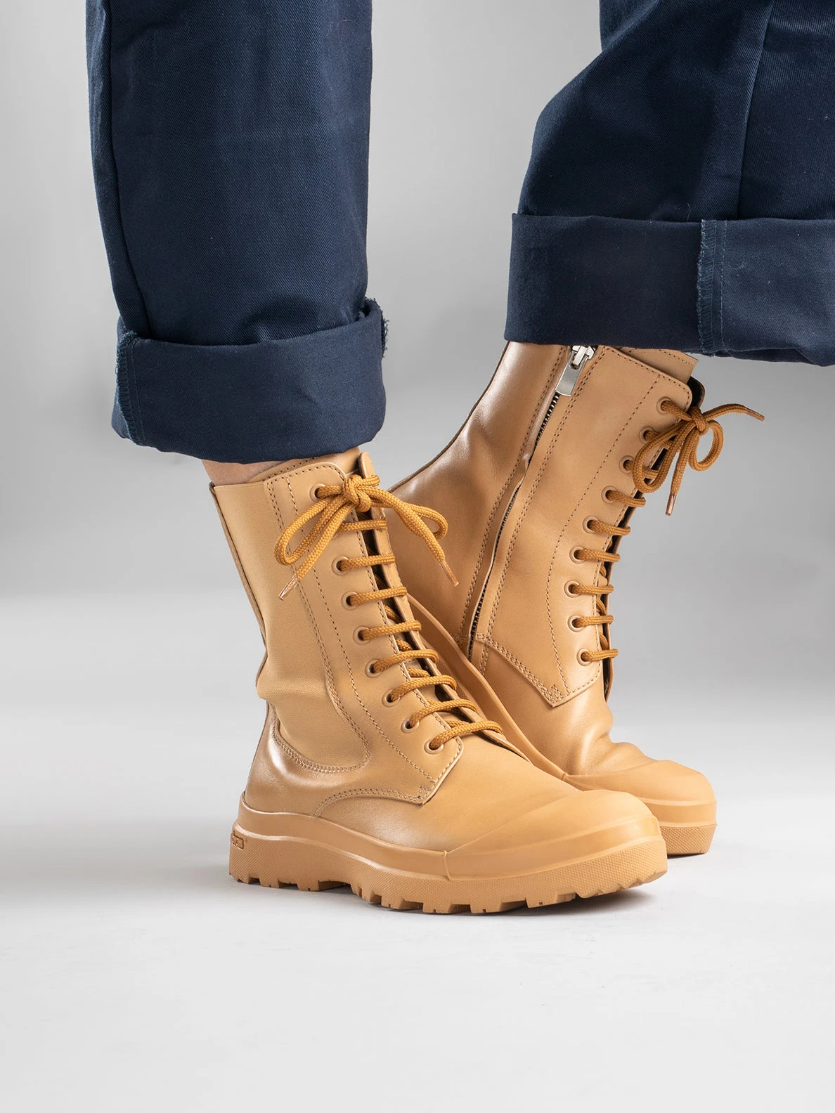 PALLET 110 - Brown Nappa Leather Ankle Boots - Image 6