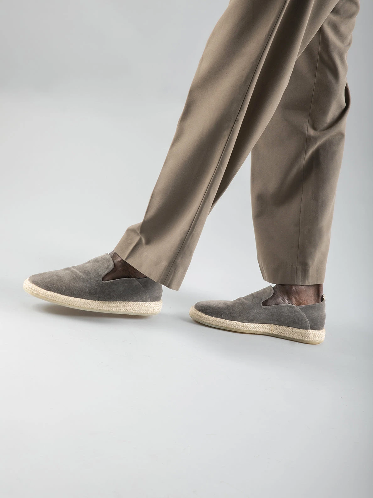 ROPED 002 - Brown Suede Slip Ons - Image 6