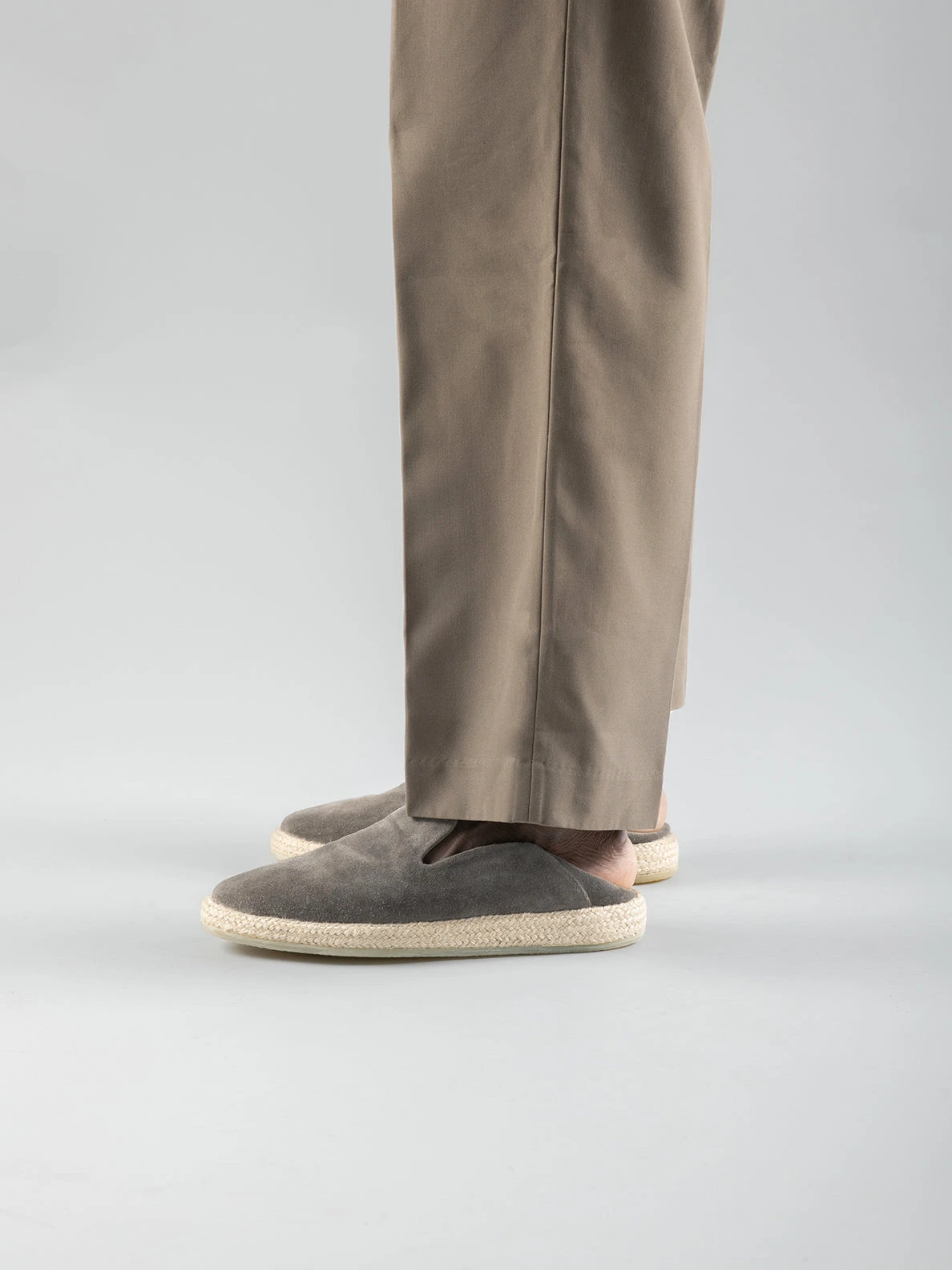 ROPED 002 - Brown Suede Slip Ons - Image 7
