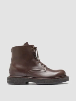 TONAL 101 - Brown Leather Ankle Boots