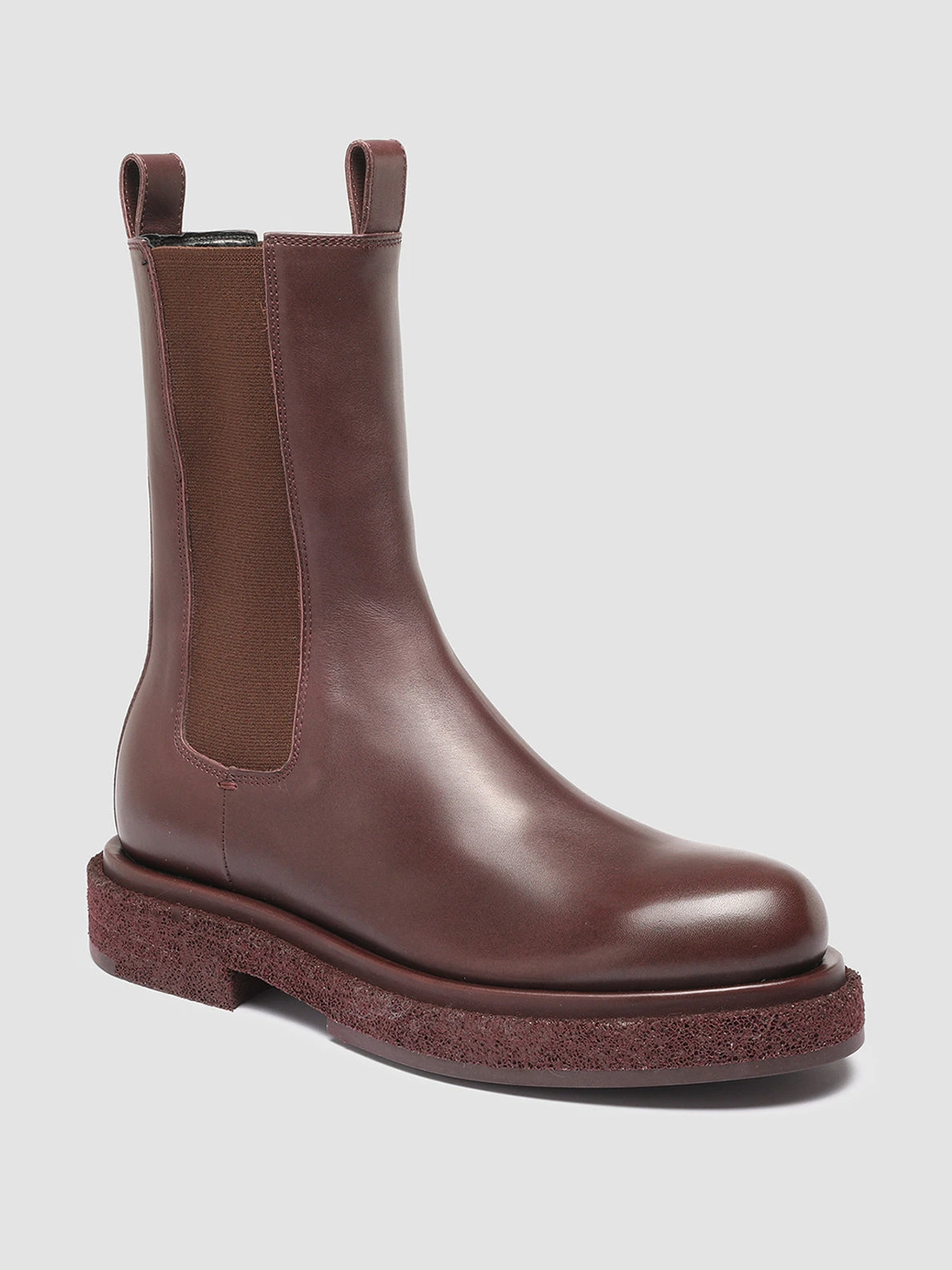 TONAL 105 - Burgundy Leather Chelsea Boots - Image 3