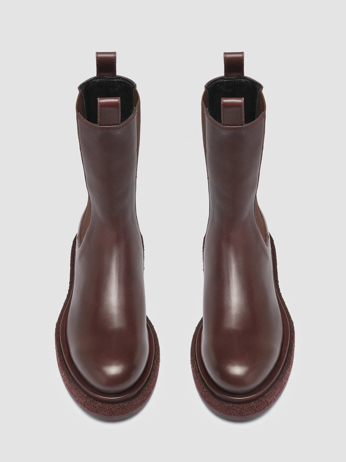 TONAL 105 - Burgundy Leather Chelsea Boots - Image 2