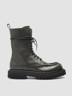 WISAL 017 - Green Leather Boots